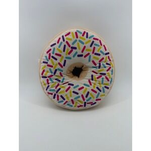 Redemption Plus Donut Plush Pillow Unisex OS Tan White Multicolor Sprinkles